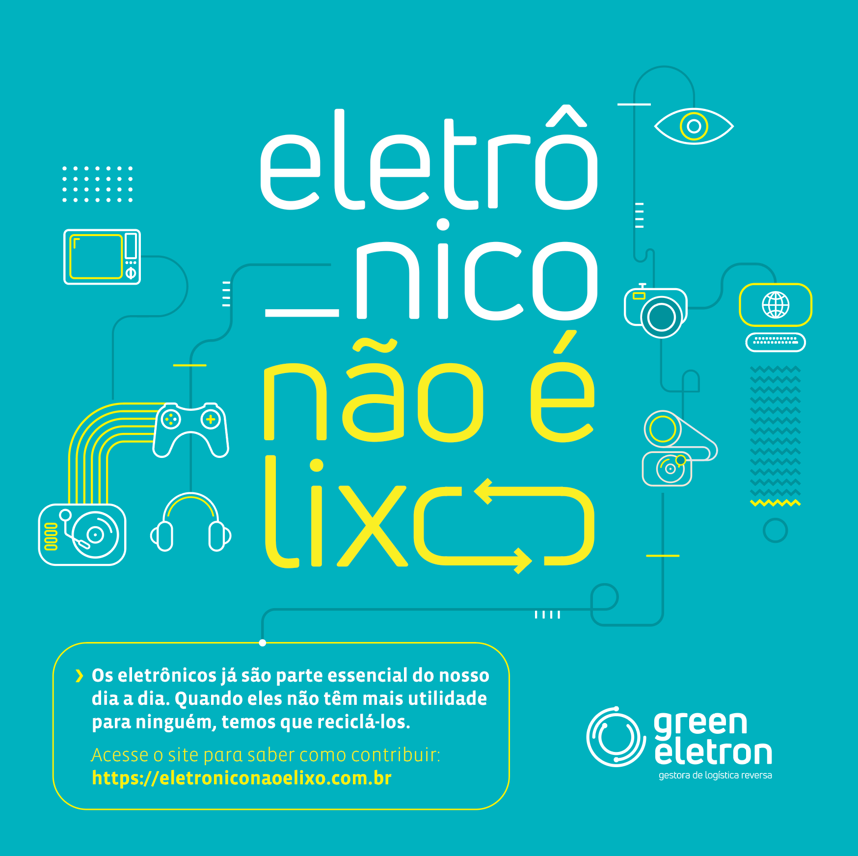 movimento eletrônico não é lixo