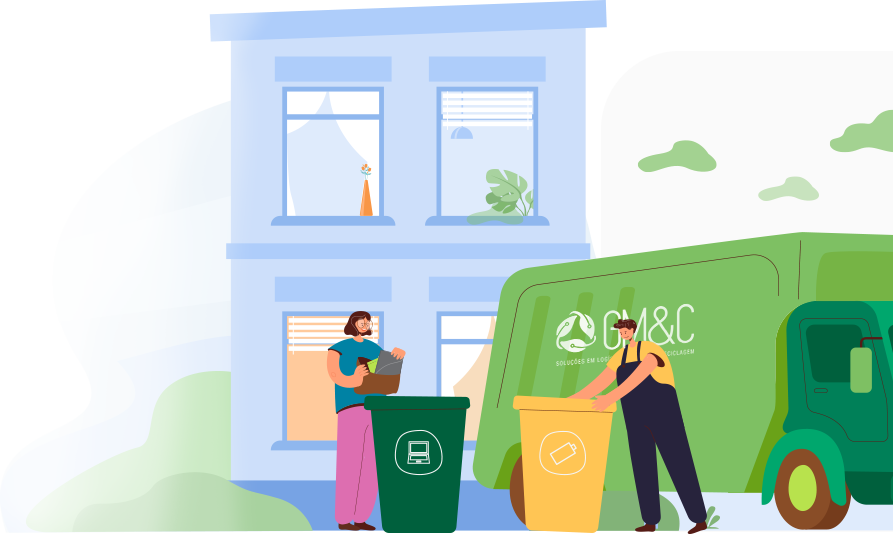 Ilustração - Green Eletron: Coleta em Casa
